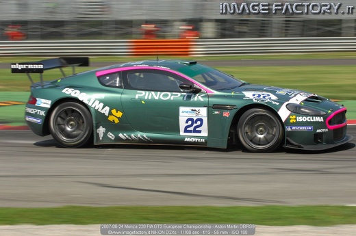 2007-06-24 Monza 220 FIA GT3 European Championship - Aston Martin DBRS9